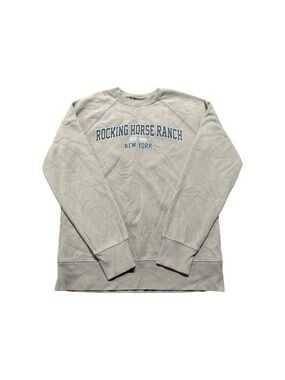 Outta Town Rocking Horse Ranch New York Crewneck Sweatshirt Gray Pullover